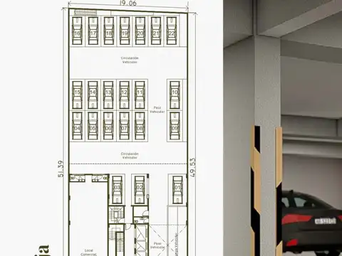 VENTA DE COCHERA APTO FINANCIACIÓN EN CASEROS