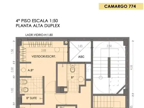 Departamento en Venta en Villa Crespo, USD 385.000