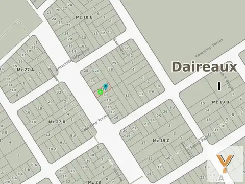 Terreno en Venta en Daireaux, USD 24.000