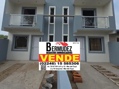 Venta Dúplex 3 Ambientes Al Frente A Estrenar Calle 72 Entre 8 Y 9 Mar Del Tuyu