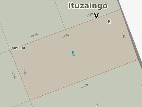 Terreno en Venta en Ituzaingo Norte, USD 75.000