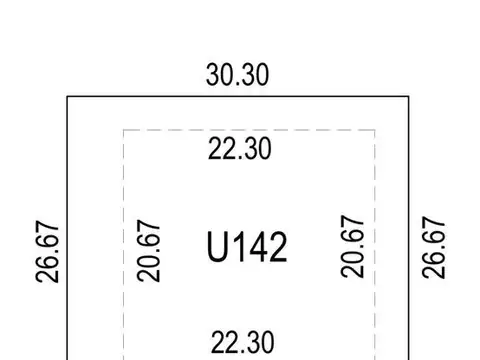 Terreno en Venta 30  mts Fondo