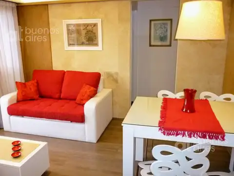 Departamento 2 ambientes en alquiler temporario en Centro
