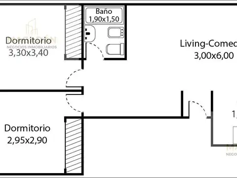 Departamento en Venta de 2 dormitorios