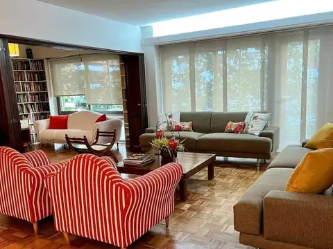 DEPARTAMENTO EN ALQUILER EN RECOLETA PISO 200M2 C/ 2 COCHERAS