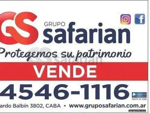 Departamento en Venta en Saavedra, USD 159.000