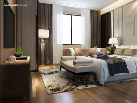 Departamento 2 ambientes con 2 baños