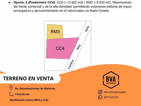 Terreno en Venta de 10,0 m2