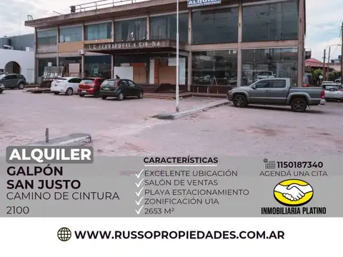 Alquiler de Galpón en San Justo
