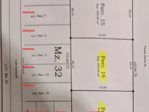 TERRENOS/FRACCIONES/LOTEOS - FRACCIONES URBANAS - MACROCENTRO, RESISTENCIA