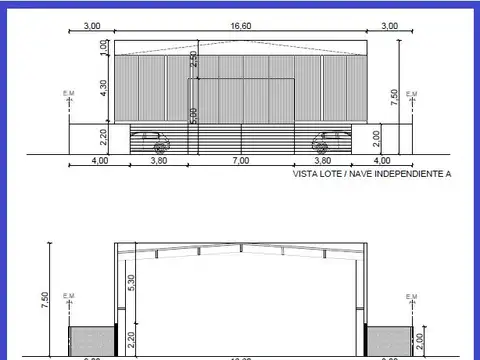 Galpon en Venta 22,60  mts Frente