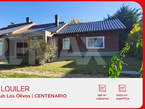 ALQUILER CASA EN Bº CLUB LOS OLIVOS|CENTENARIO|NQN