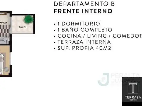 Dpto 1 Dormitorio ¨¨B¨¨