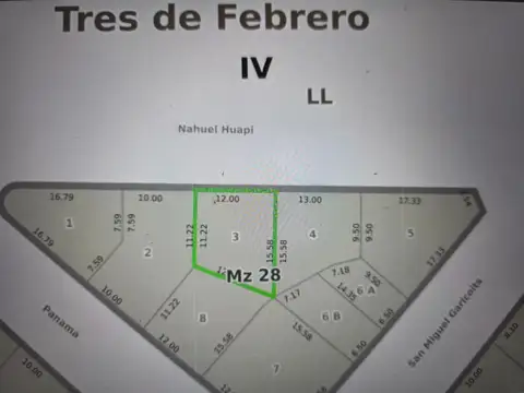 Terreno en Venta en Martin Coronado, USD 59.800