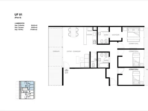 Departamento en Venta al Este
