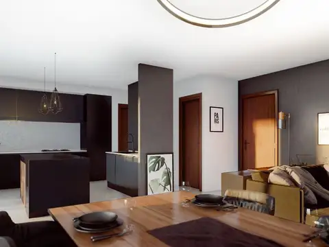 Departamento 2 ambientes con 1 baño