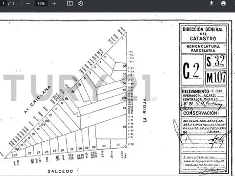 Venta Lote/Terreno en esquina en Parque Patricios
