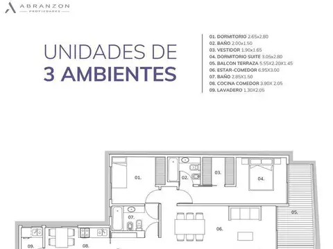 Departamento en Venta de 4 ambientes