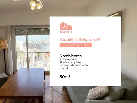 Excelente 3 ambientes en Alquiler Temporal