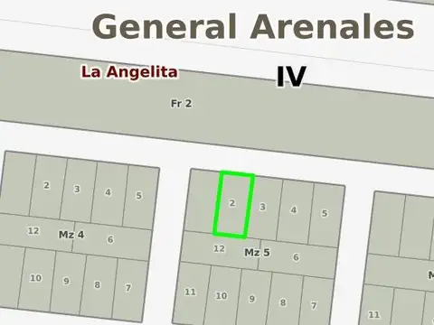 Terreno en Venta 40  mts Fondo