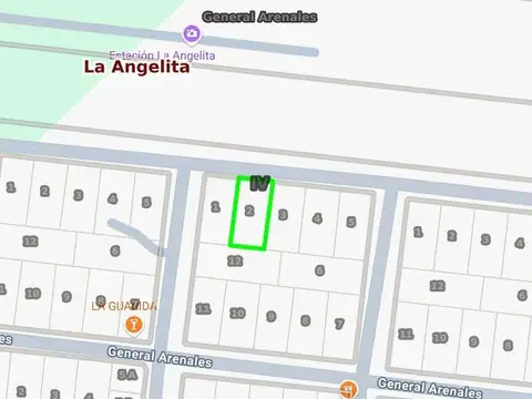 Terreno en venta - 800Mts2 - General Arenales