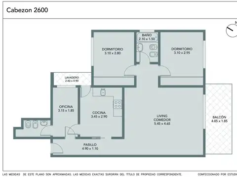 Departamento en Venta de 2 dormitorios