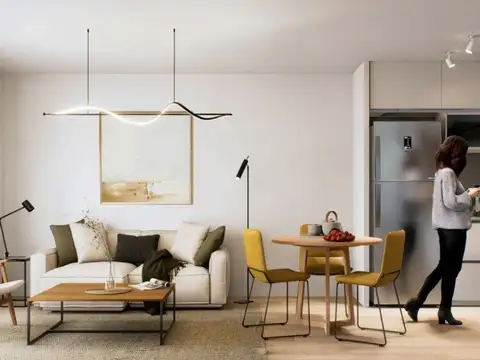 Moderno MONOAMBIENTE con terraza en La Blanqueada. Entrega: junio 2027
