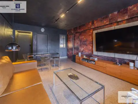 Dpto. 2 dorm. reciclado 100%, estilo industrial/ moderno