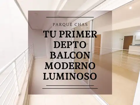 VENTA DEPTO MONOAMBIENTE PARQUE CHAS BALCON