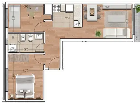 Depto Tipo Casa en Venta en Centro , USD 143.400
