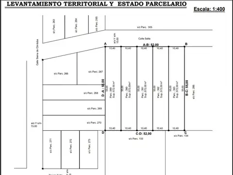 TERRENOS/FRACCIONES/LOTEOS - LOTEOS - SAN JAVIER, RESISTENCIA