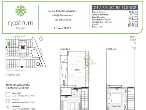 VENTA DUPLEX 2 DORMITORIOS NOSTRUM GARDEN