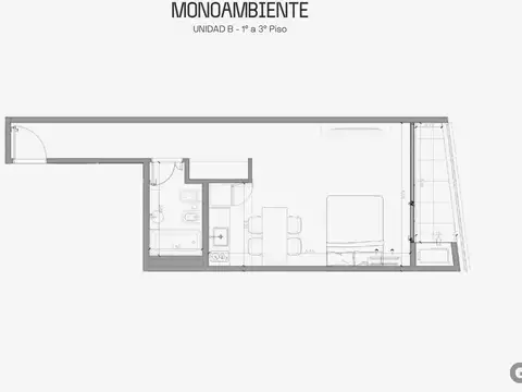 Departamento en Venta en Villa del Parque, USD 93.340