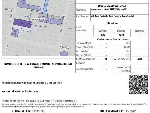 Terreno en Venta en Rosario, USD 440.000