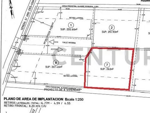 Terreno en Venta de 295,9 m2