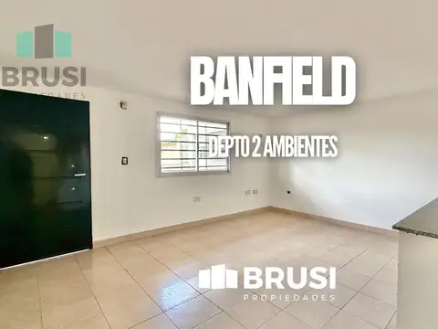 DEPARTAMENTO EN ALQUILER EN BANFIELD -2 AMBIENTES - COMO NUEVO 