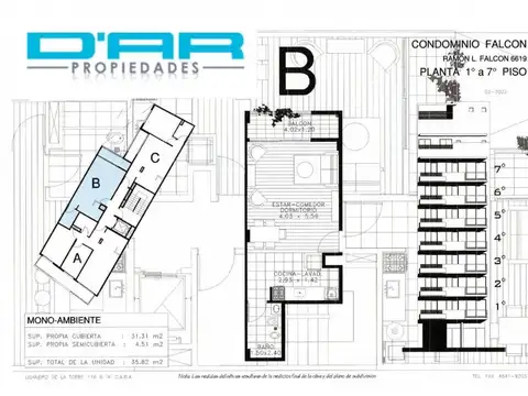 Departamento en Venta Apto profesional