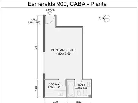Esmeralda 900 , Piso 1