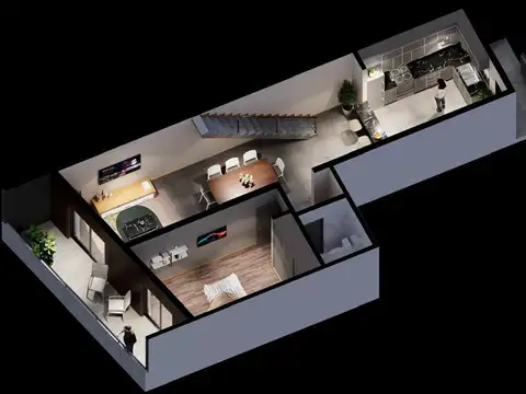 Departamento en Venta con 1 cocheras