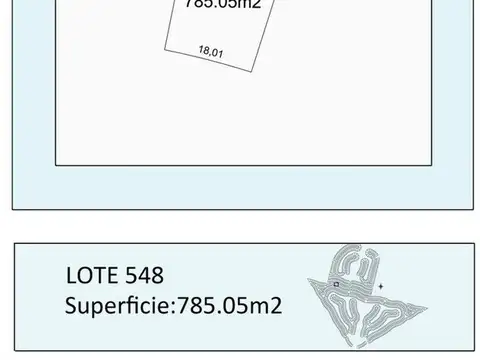 Terreno en Venta de 785,0 m2