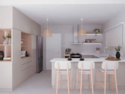 Casa 3 ambientes con 2 baños