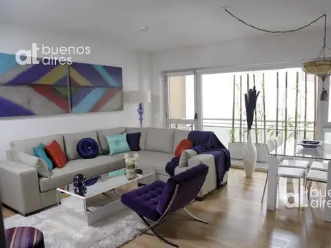 Monoambiente con balcón en alquiler temporario en Recoleta