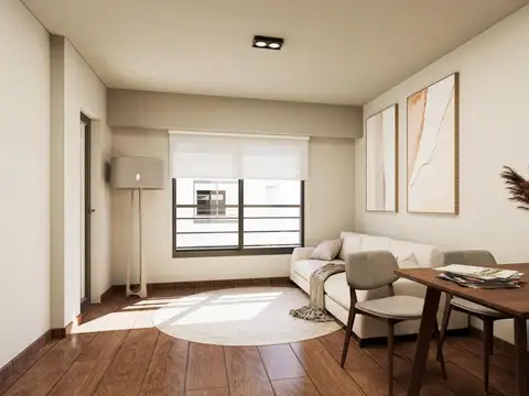 Departamento 2 ambientes con 1 baño