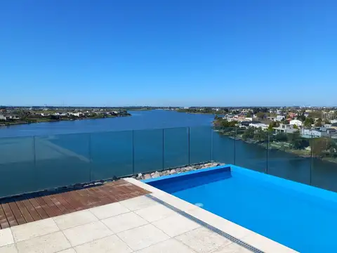 Hermoso 3 ambientes con terraza y Pileta  sin Muebles En Alquiler Anual