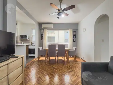 Venta departamento luminoso 2 Ambientes y habitación escritorio Olivos