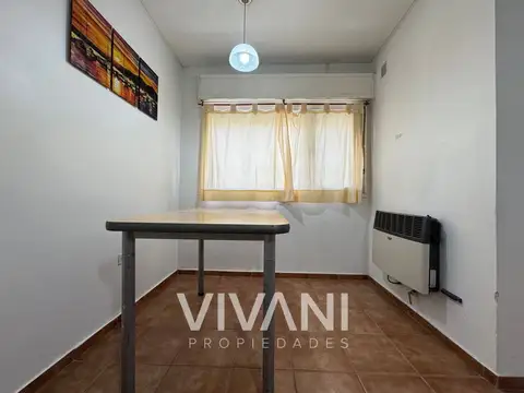 Departamento 2 ambientes con 1 baño