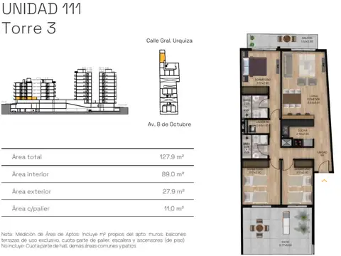 VENTA APARTAMENTO 3 DORM PATIO LA BLANQUEADA POZO