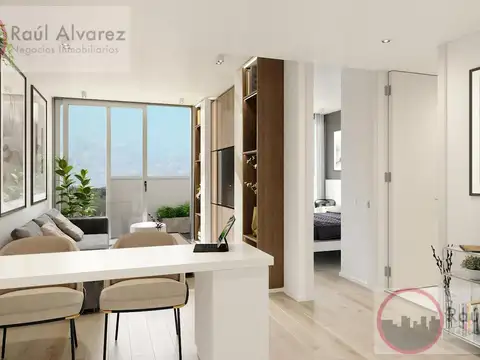 Departamento Monoambiente con 1 baño