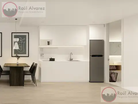 Venta Dpto Monoambiente al frente con Balcon Huergo al 200 Cañitas Palermo.