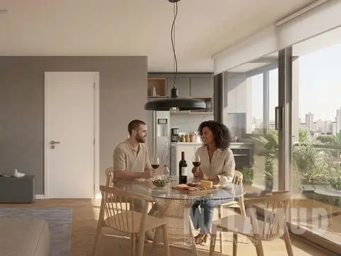 Departamento Monoambiente con 1 baño